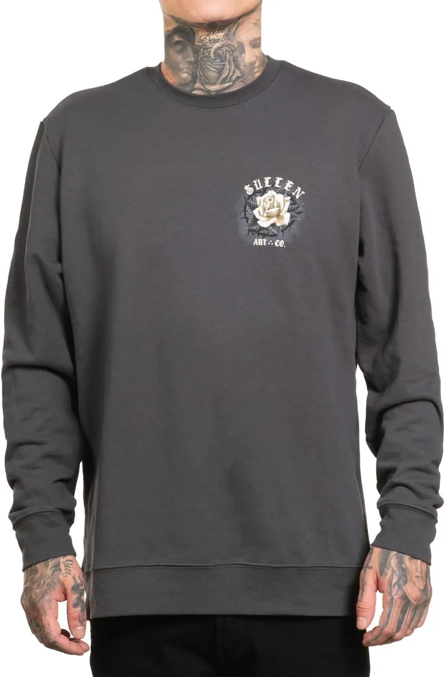 Sullen Men's Trapped Tattoo Lifestyle Graphic Long Sleeve Lyte Crew Neck Sweatshirt