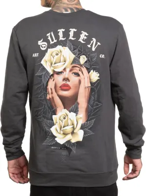 Sullen Men's Trapped Tattoo Lifestyle Graphic Long Sleeve Lyte Crew Neck Sweatshirt