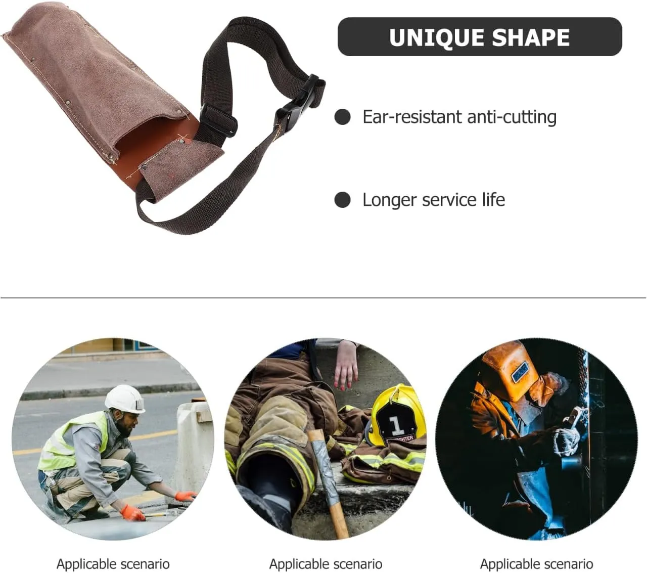 SUPVOX Leather Welding Rod Bag - Pu Leather Holder, Brown Welding Tools Storage Bag with Multiple Compartments for Welders, Home Use, and Workshops