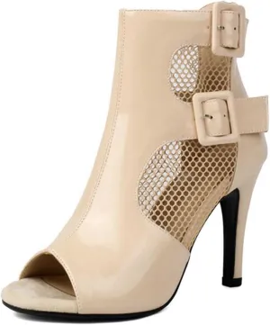 SWDZM Womens Ballroom Dance Boots Latin Salsa Professional Dance Heels Party Ankle Booties