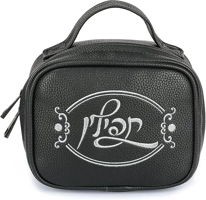 Tallit and Tefillin Faux Leather Prayer Travel Tote Bag Rain Proof Carry Handle And shoulder strap