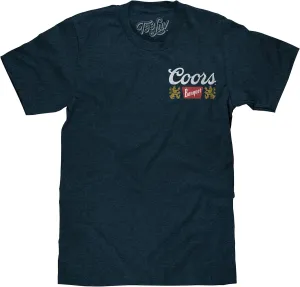 Tee Luv Men's Coors Banquet Shirt - Golden Colorado Front and Back Beer Shirt