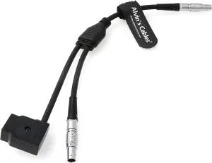 Teradek-Bond Power Cable 2 Pin Male to 2 Pin   D Tap for Tilta-Float ARRI Alexa Camera SmallHD Monitor Alvin’s Cables