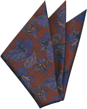 Thai Printed Silk Pocket Square #38