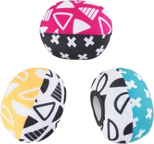 The MamaRoo Replacement Balls (for Mamaroo Swing) Offer More Interaction and Reversible Ball Options to Complement The Multi-Coloured MamaRoo Cradle in a Set of 3 Balls