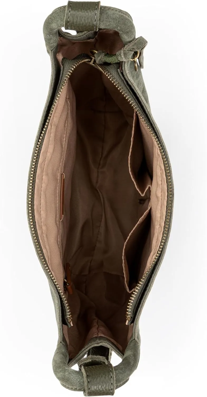 The Sak Los Feliz Crossbody Purse - Women's Leather Handbag For Everyday & Travel - Cross Body With Adjustable Shoulder Strap