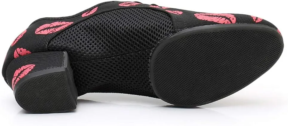 TINRYMX Women Ballroom Practice Shoes Standard Modern Teaching Professional Performance Latin Salsa Dance Shoes,Model-LHD2801