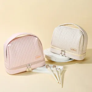 Toast Cake Candy Color Dry Wet Separation Wash Cosmetic Bags