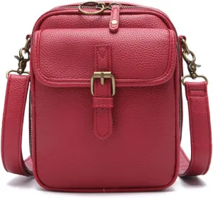 Tojoyride Crossbody Bag, Urvashi Crossbody Leather Bag, Vintage Anti Theft Purse Messenger Shoulder Bags