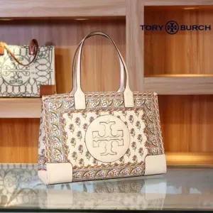 Tory Burch Ella Printed Large Tote Bag