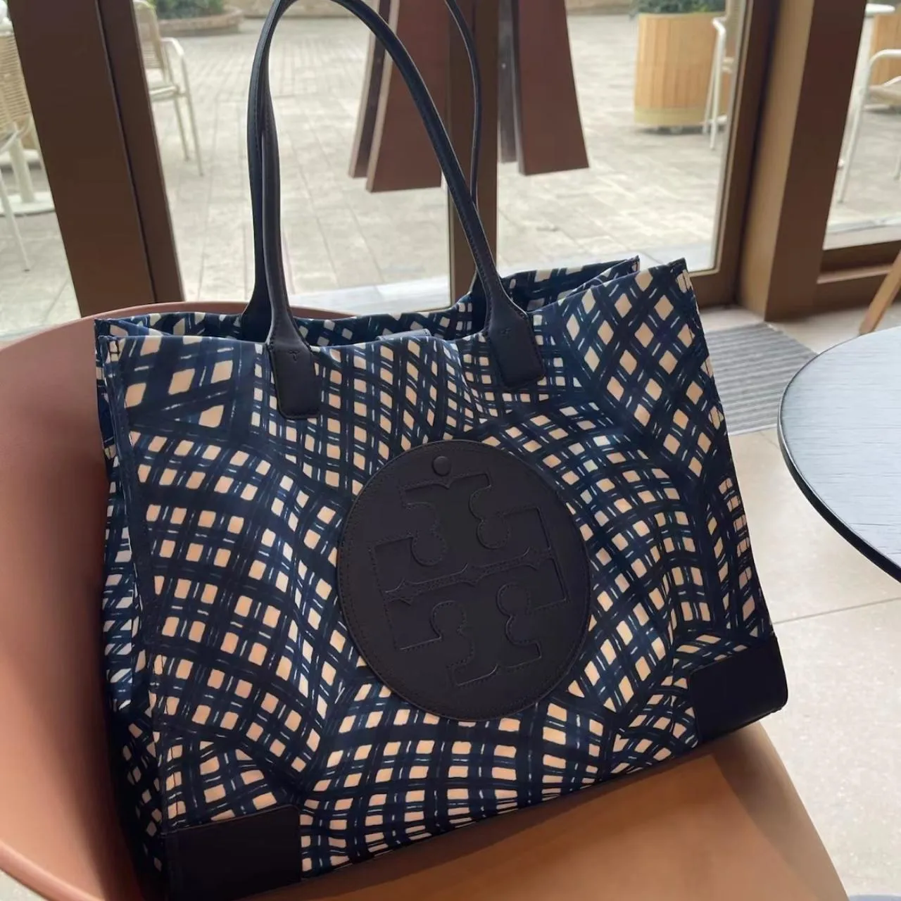 Tory Burch Ella Printed Large Tote Bag