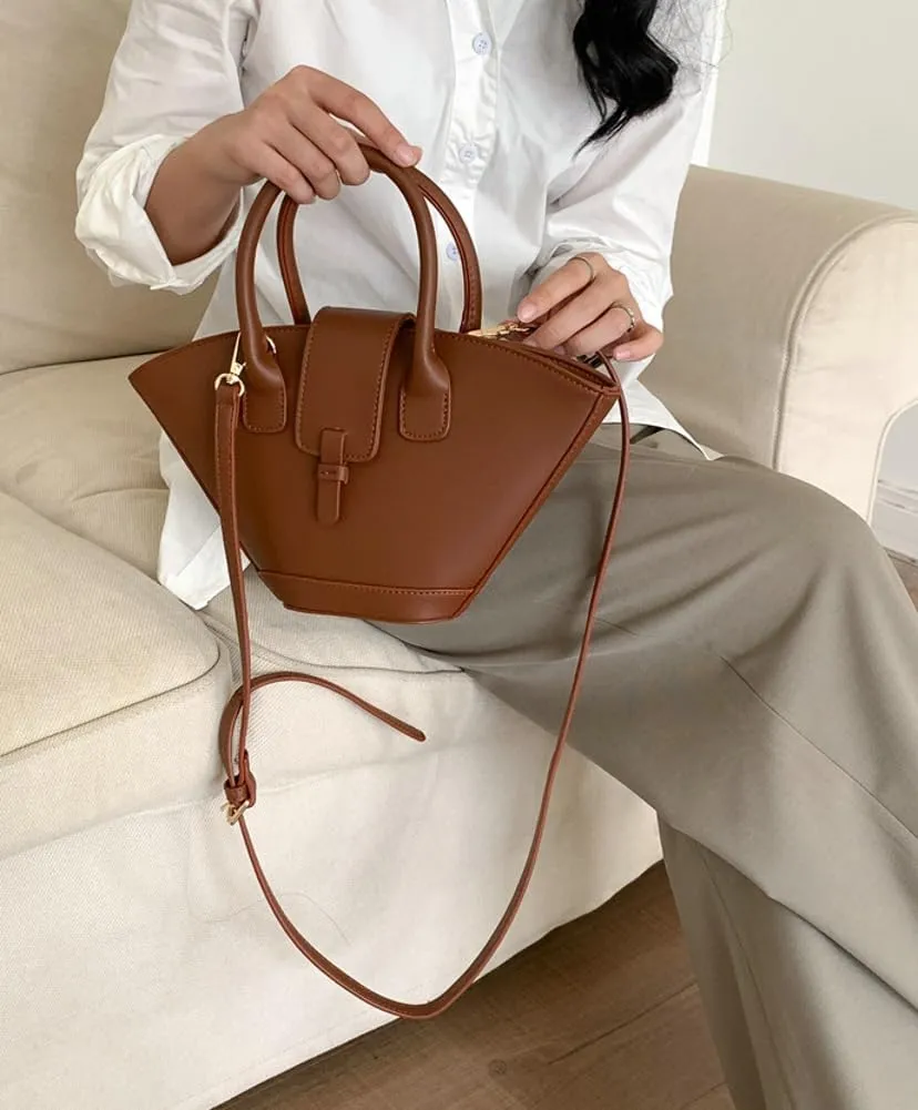Tote Bag Purse for Women Faux Leather Hobo Bag Small Top Handle Handbag Vintage Shoulder Bag Crossbody Bag