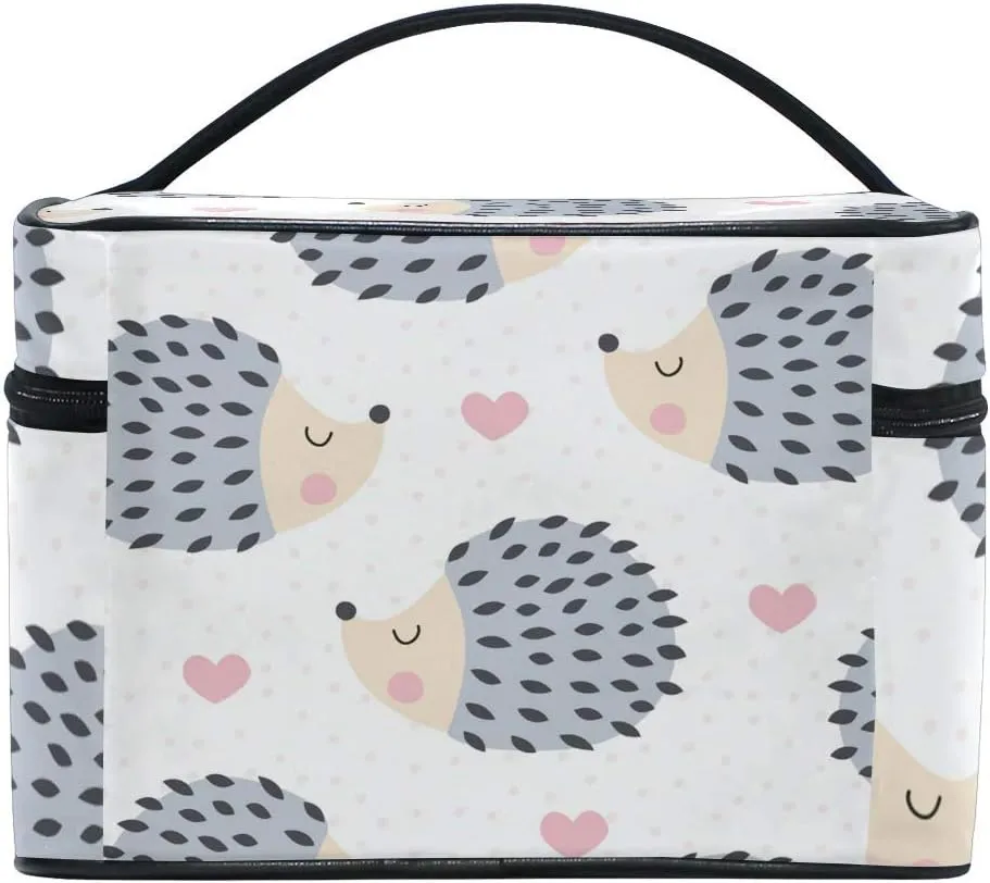 Travel Cosmetic Bag Cute Penguin Toiletry Makeup Bag Pouch Tote Case Organizer Storage For Women