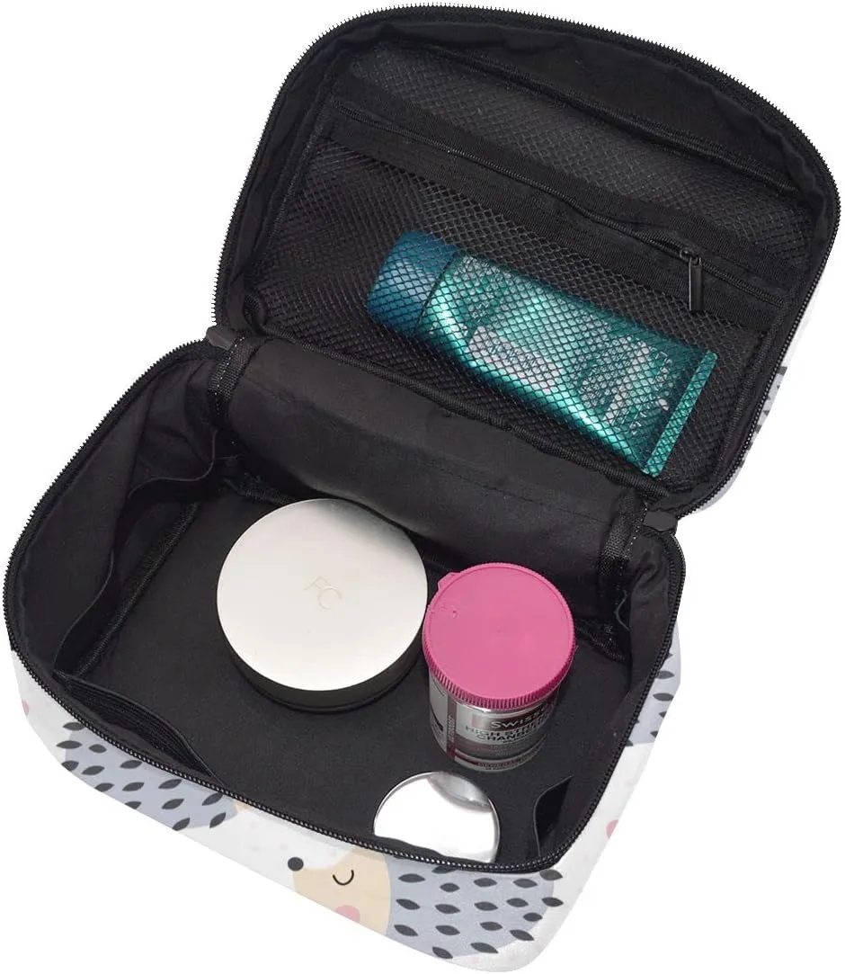 Travel Cosmetic Bag Cute Penguin Toiletry Makeup Bag Pouch Tote Case Organizer Storage For Women