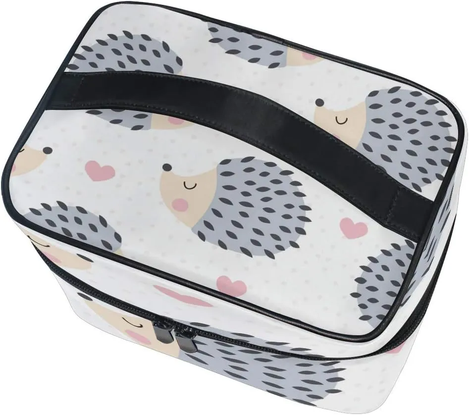 Travel Cosmetic Bag Cute Penguin Toiletry Makeup Bag Pouch Tote Case Organizer Storage For Women