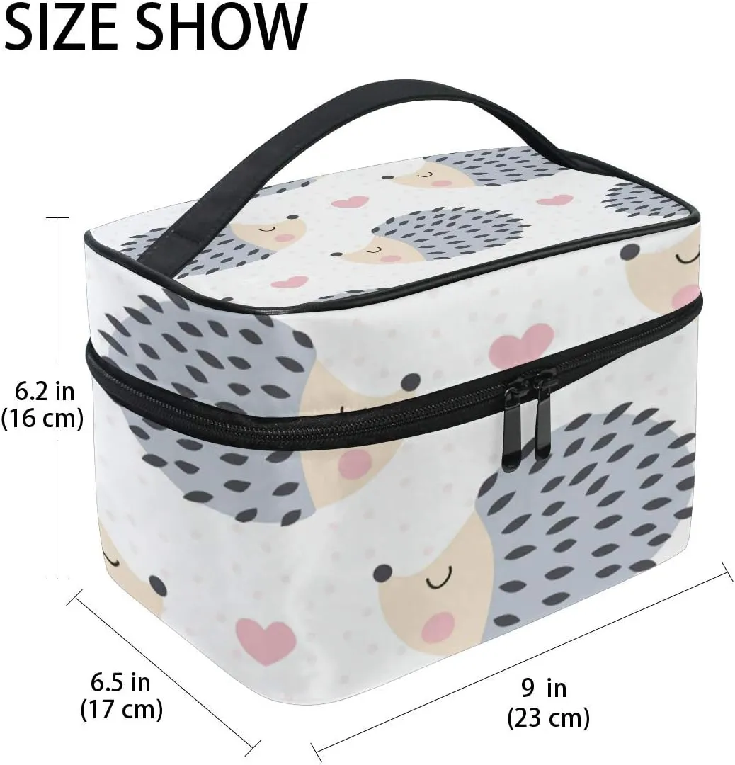 Travel Cosmetic Bag Cute Penguin Toiletry Makeup Bag Pouch Tote Case Organizer Storage For Women