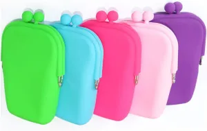 Travel Makeup Bags Purses Bag Data Line Storage Pouch Easter Party Favor Wallets for Kids Cash Storage Silicone Makeup Bag Silicone Earphone Bag Cable Holders Coin Girl Key Case