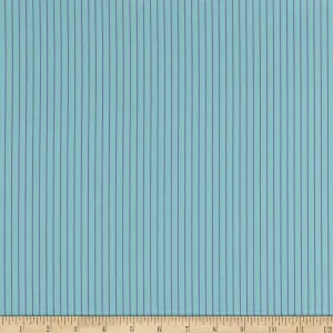 Tula Pink True Colors Tiny Stripes Misty, Fabric by The Yard