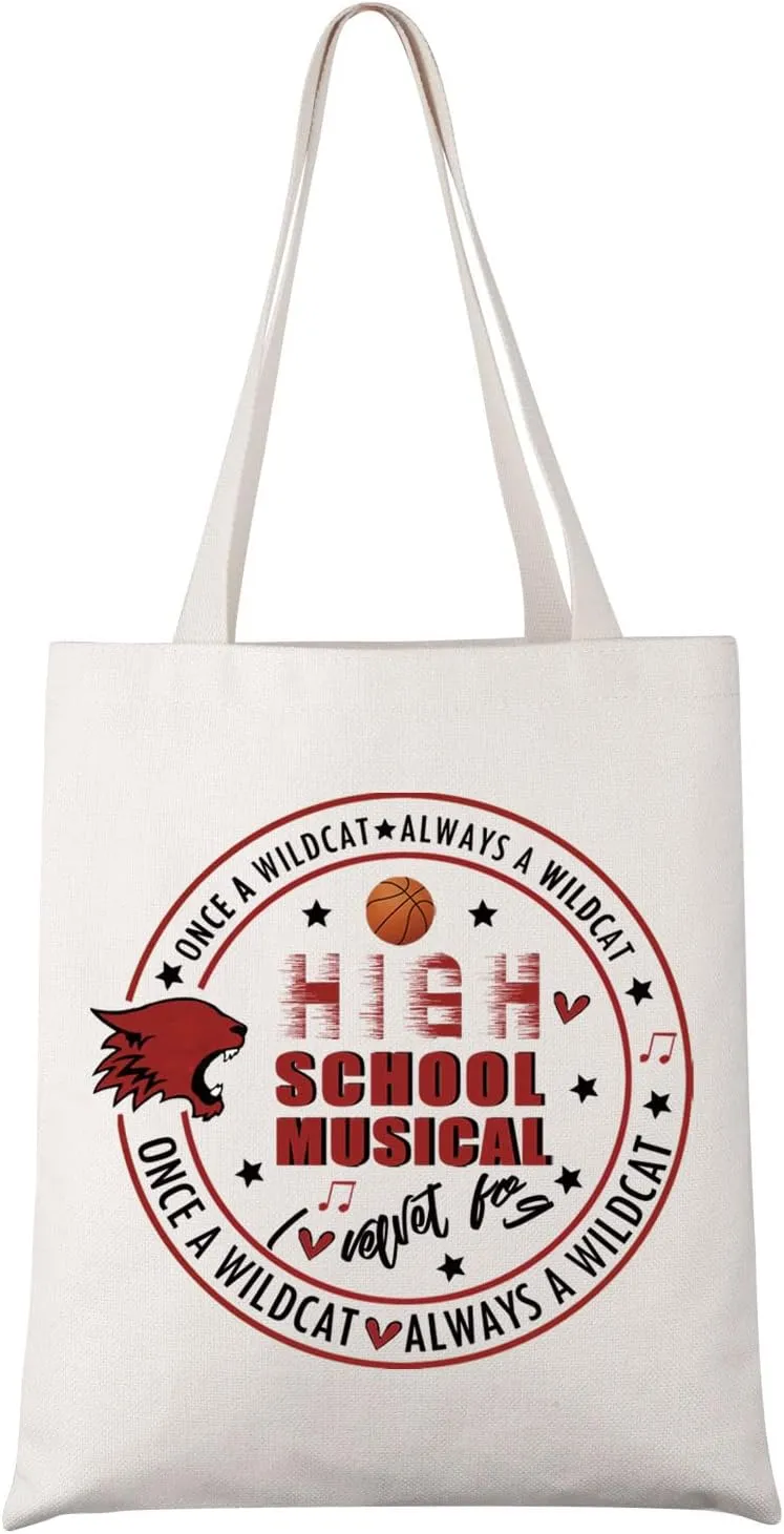 UJIMS Shool Musical Inspired Merch Musical The Series East High Shoulder Tote bag Theatre Fans Gift (HighSchooltote)