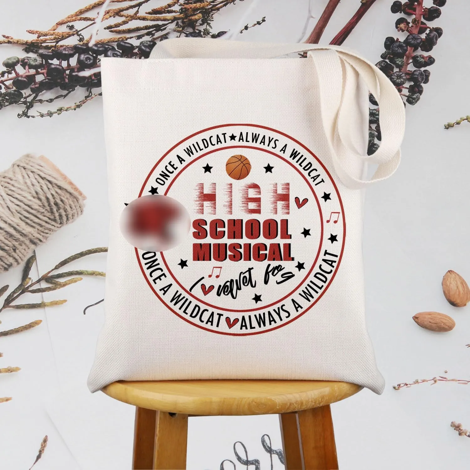 UJIMS Shool Musical Inspired Merch Musical The Series East High Shoulder Tote bag Theatre Fans Gift (HighSchooltote)
