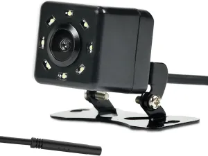 Universal Backup Camera License Plate Mount for Dual, Clarion, BOSS, Jensen, Stinger, PODOFO, SOUNDSTREAM, EONON, CARTREQUE, SANPTENT Car Radio with HD Night Vision Rear View 170° Angle Waterproof