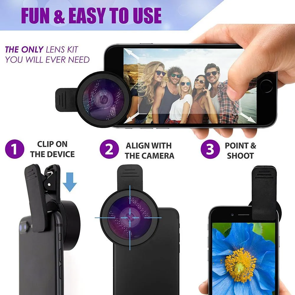 UNIVERSAL PROFESSIONAL PHONE CAMERA LENS