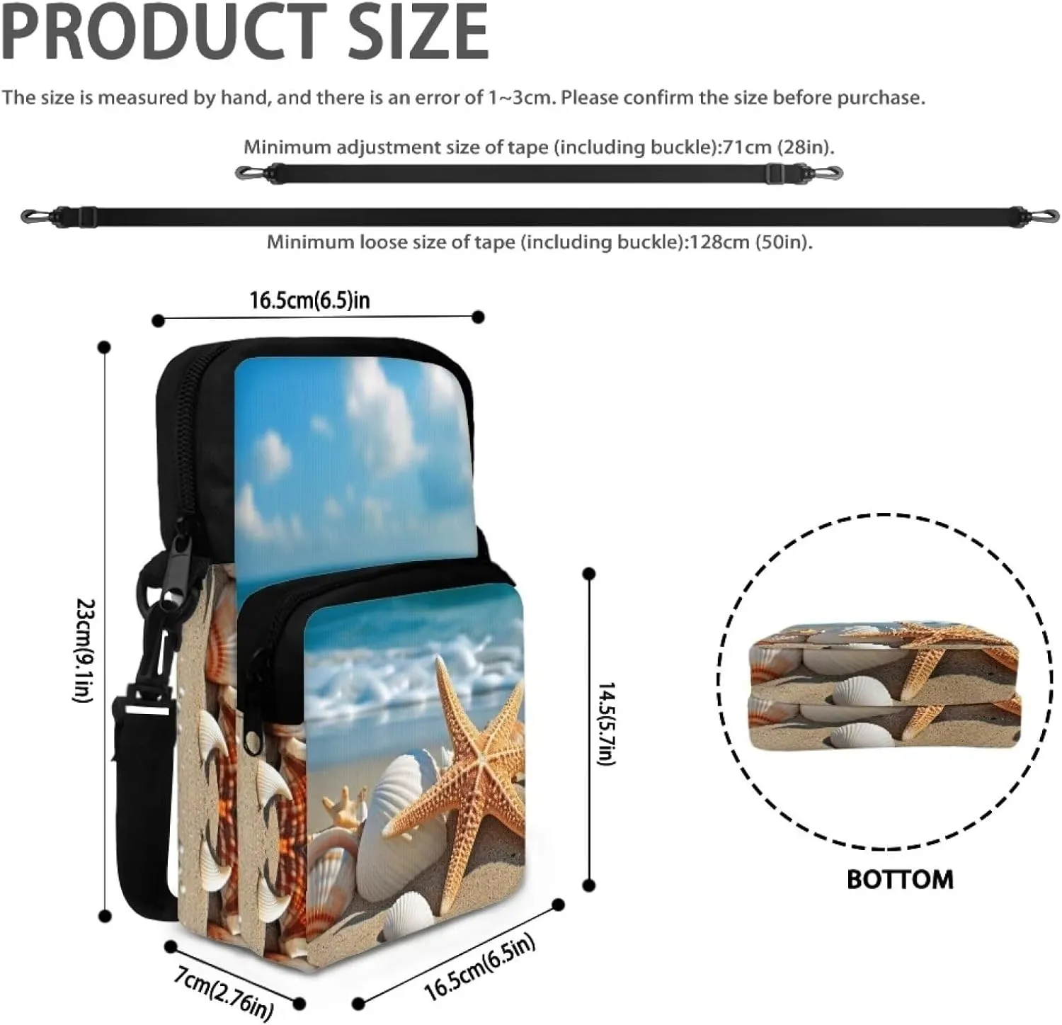 Universal Sling Crosbody Bags for Women Men Teens Over 5