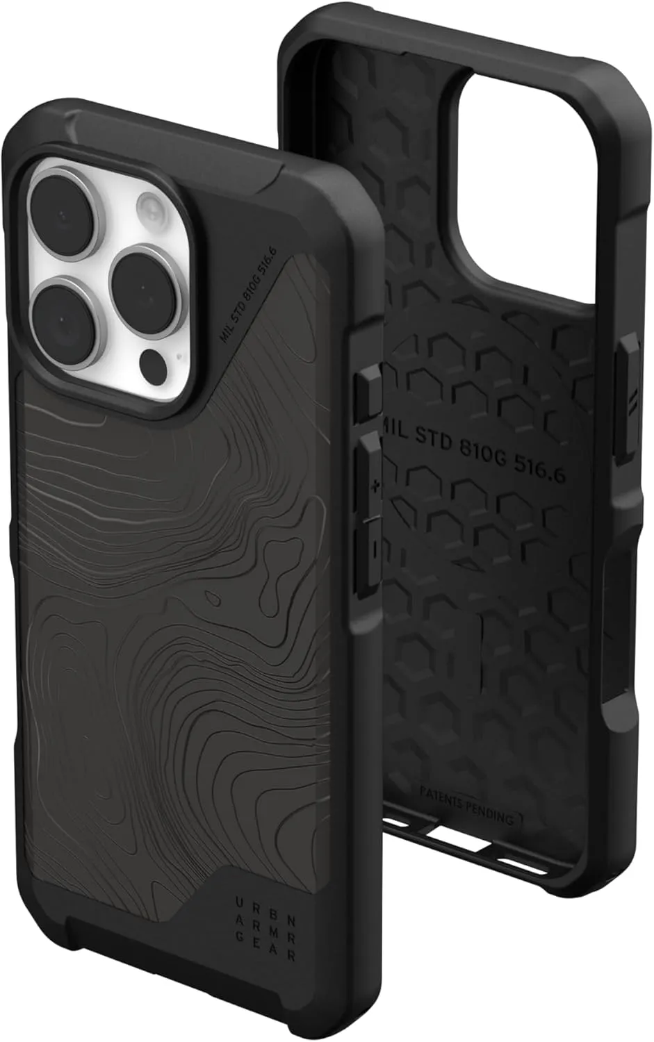 URBAN ARMOR GEAR UAG [Limited Edition] Designed for iPhone 16 Pro Case 6.3" Metropolis LT - Compatible with MagSafe Charging Rugged Shockproof Anti-Slip Military Grade Protective Cover, Topography