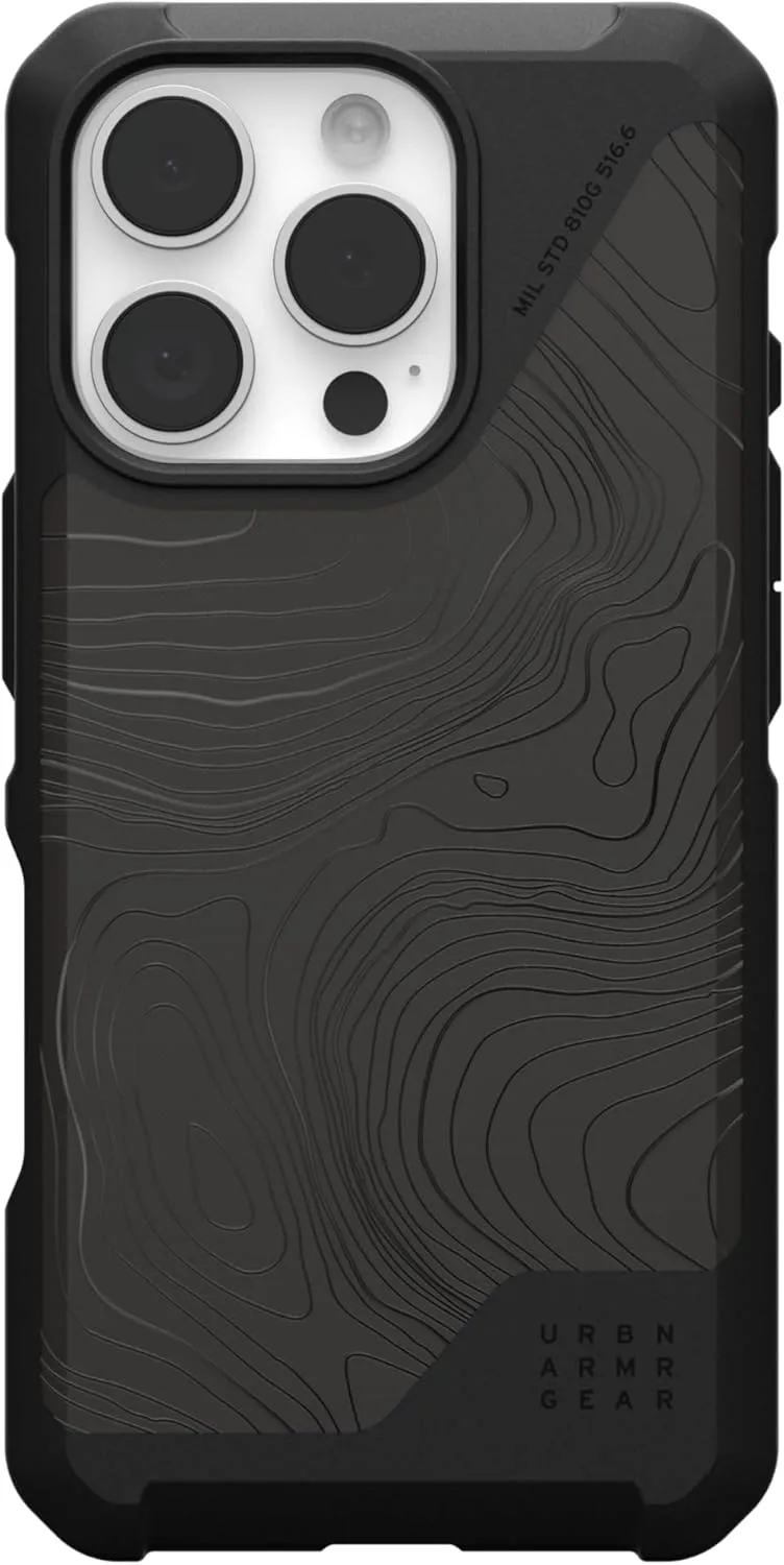 URBAN ARMOR GEAR UAG [Limited Edition] Designed for iPhone 16 Pro Case 6.3" Metropolis LT - Compatible with MagSafe Charging Rugged Shockproof Anti-Slip Military Grade Protective Cover, Topography