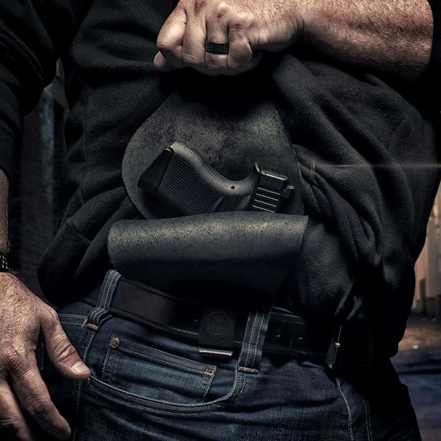 Urban Carry LockLeather G3 Holster - Leather/Polymer Hybrid Design for Optimal Concealment | Available in Cadet, Trooper, Lieutenant, & Captain Sizes for a Wide Range of Firearms
