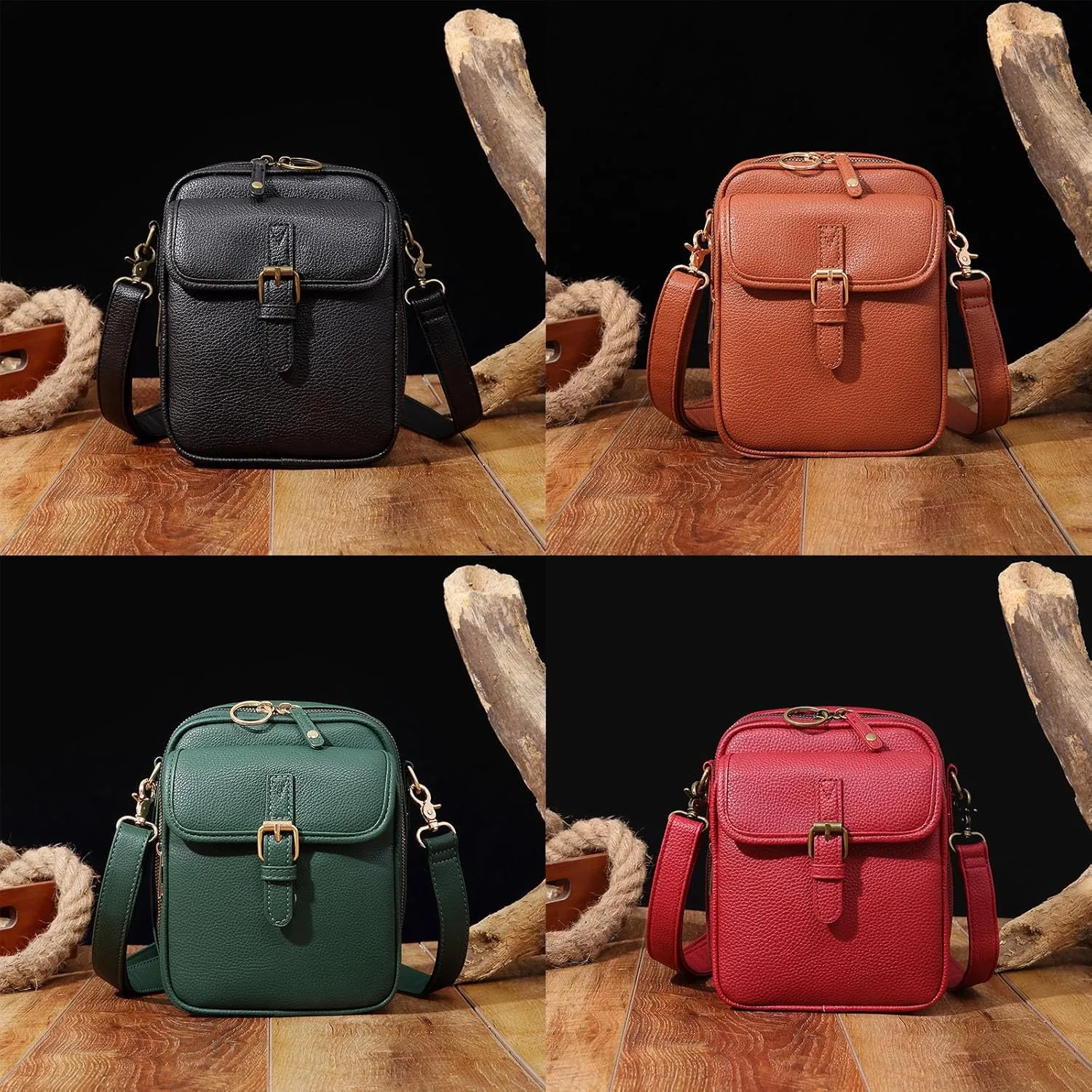 Urvashi Crossbody Leather Bag, Crossbody Leather Bag, Crossbody Wallet Purse
