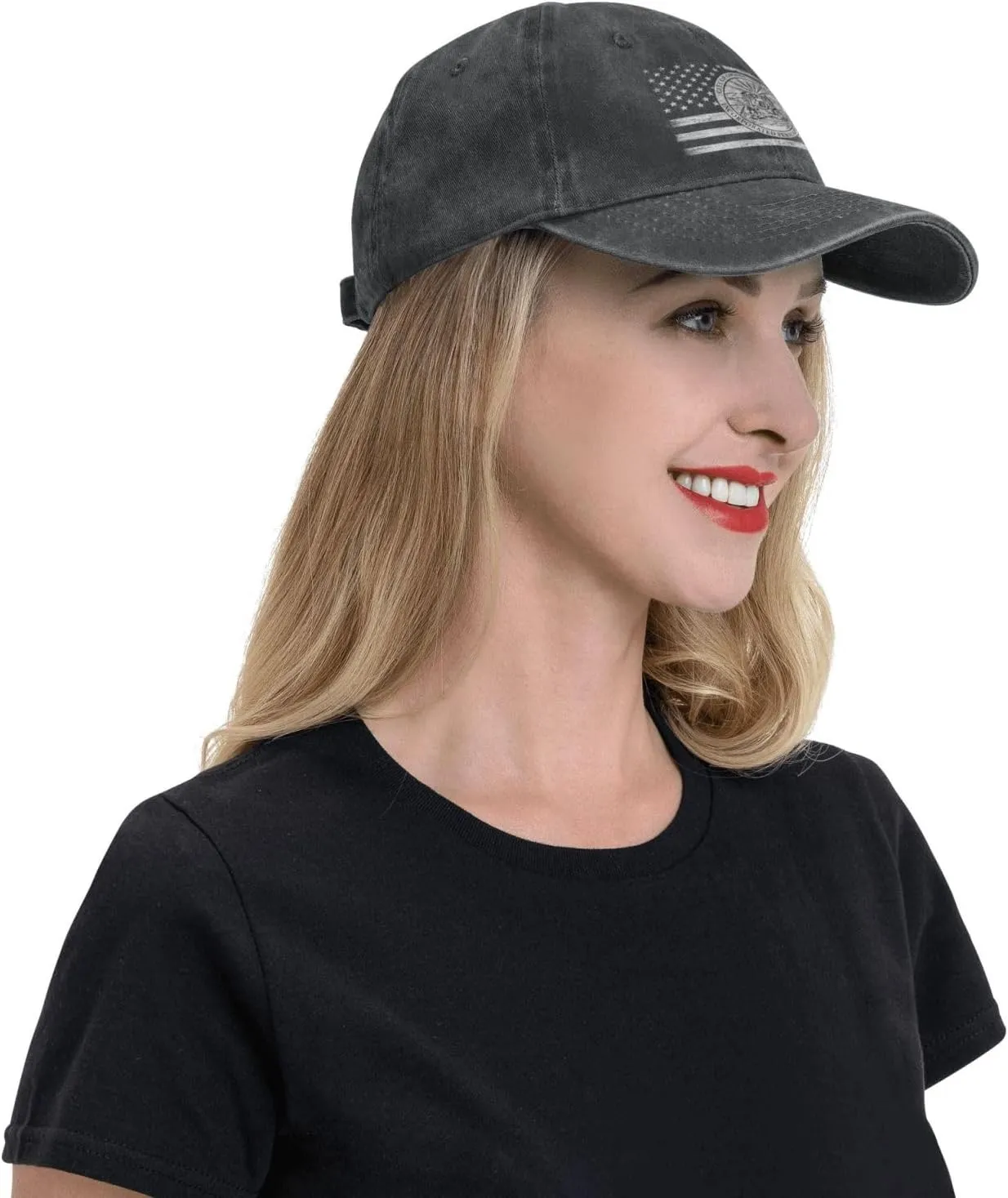 US and Seal of Omaha, Nebraska Baseball Cap for Men Women Adjustable Vintage Washed Cotton Dad Hat