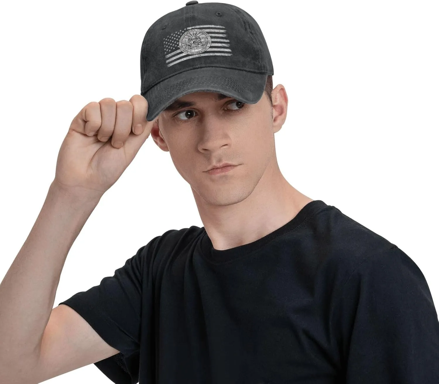 US and Seal of Omaha, Nebraska Baseball Cap for Men Women Adjustable Vintage Washed Cotton Dad Hat