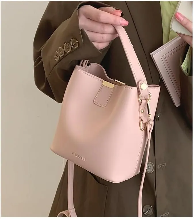 Vanilla Girl Aesthetic Small Bucket Bag for Women Small Satchel Bag Purses Crossbody Bag Handbag Mini Tote Bags