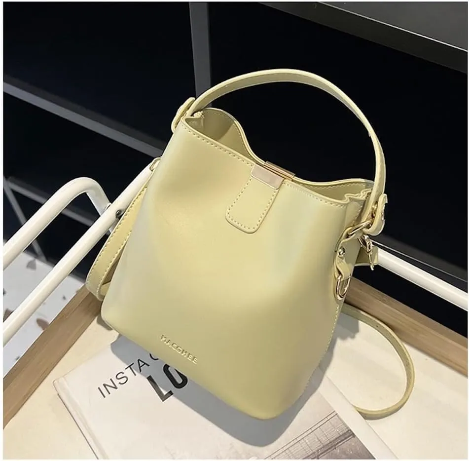 Vanilla Girl Aesthetic Small Bucket Bag for Women Small Satchel Bag Purses Crossbody Bag Handbag Mini Tote Bags