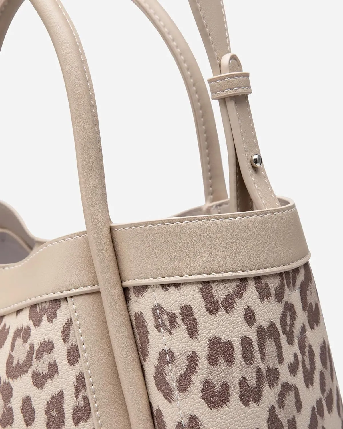 Vegan Leather Tote Bag for Women, Hobo Shoulder Bag, Crossbody Handbag with Matching Purse, Stylish Versatile