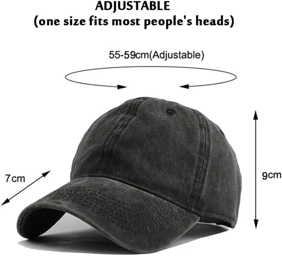Viking Symbol Washed Denim Baseball Cap, Ancient Pagan Nordic The Tree of Life Vintage Outdoor Baseball Cap,Hat 3,55cm