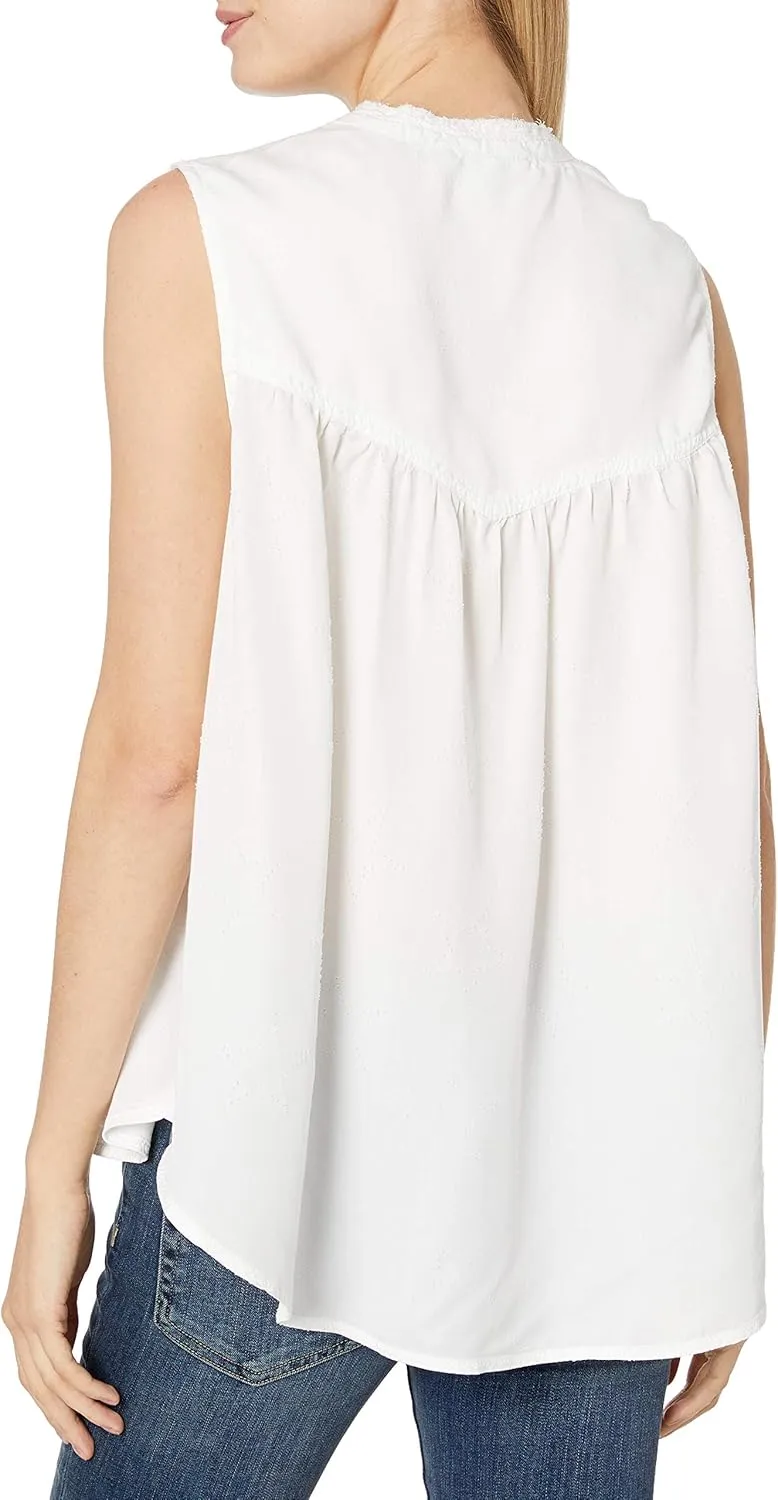 Vintage America Blues Women's Willliam Rast-Anaya Sleeveless Button Down Woven Top