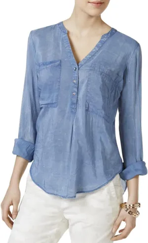 Vintage America Blues Women's Willliam Rast-Anaya Sleeveless Button Down Woven Top