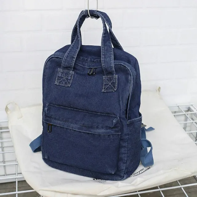 Vintage Jeans Backpack