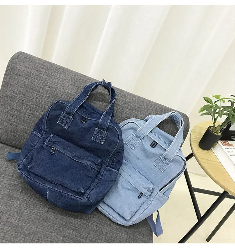Vintage Jeans Backpack