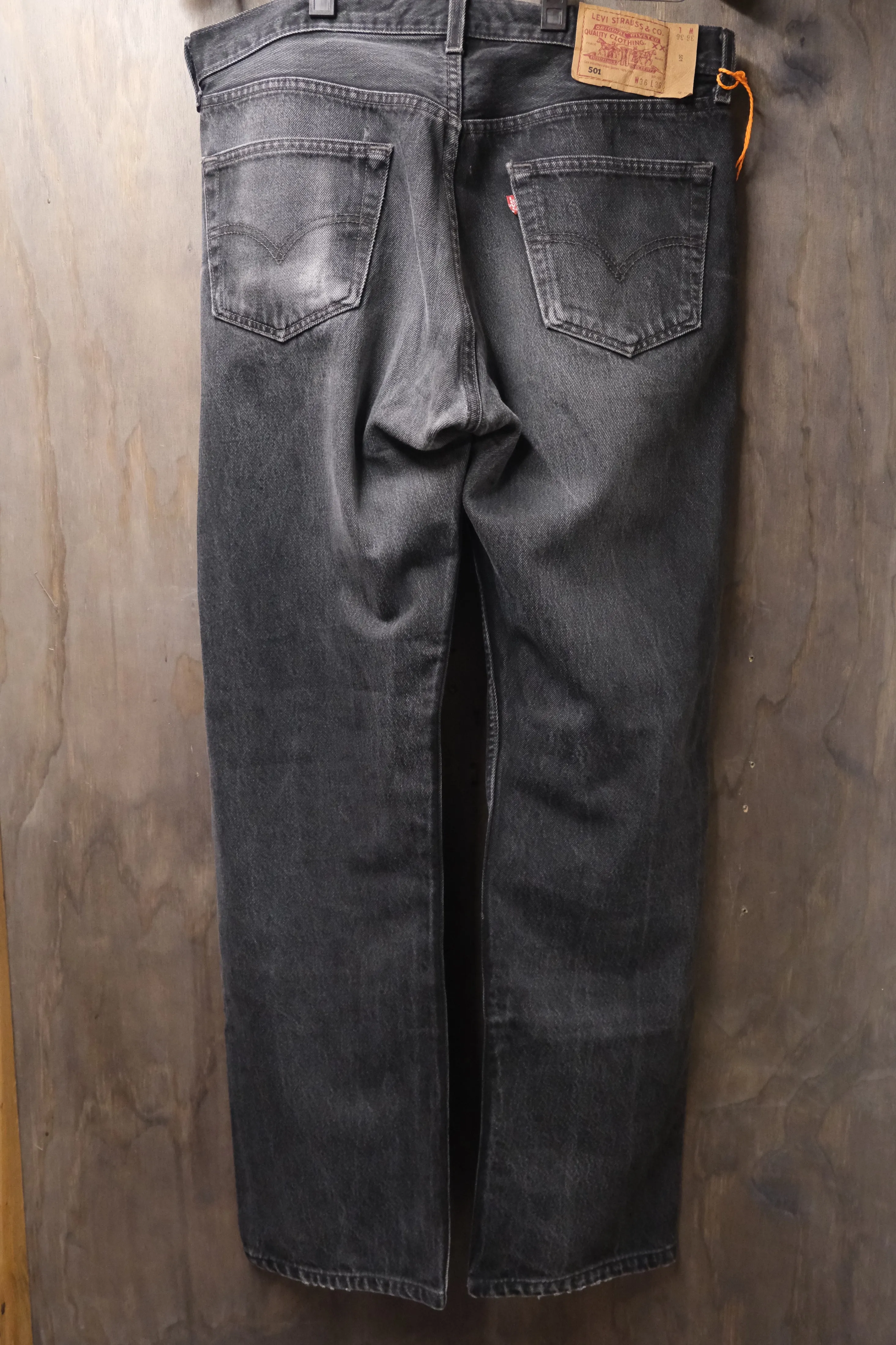 Vintage Levi's 501 black jeans w36