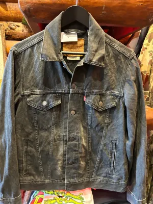 Vintage Levis Black Jacket Fade, Small