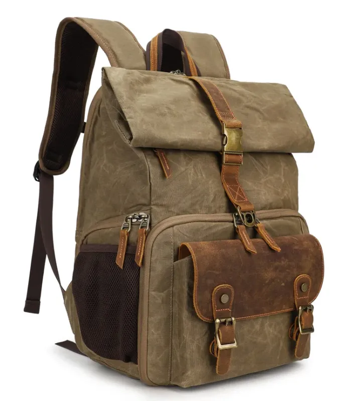 Vintage Style Camera Backpack  | Grand Teton