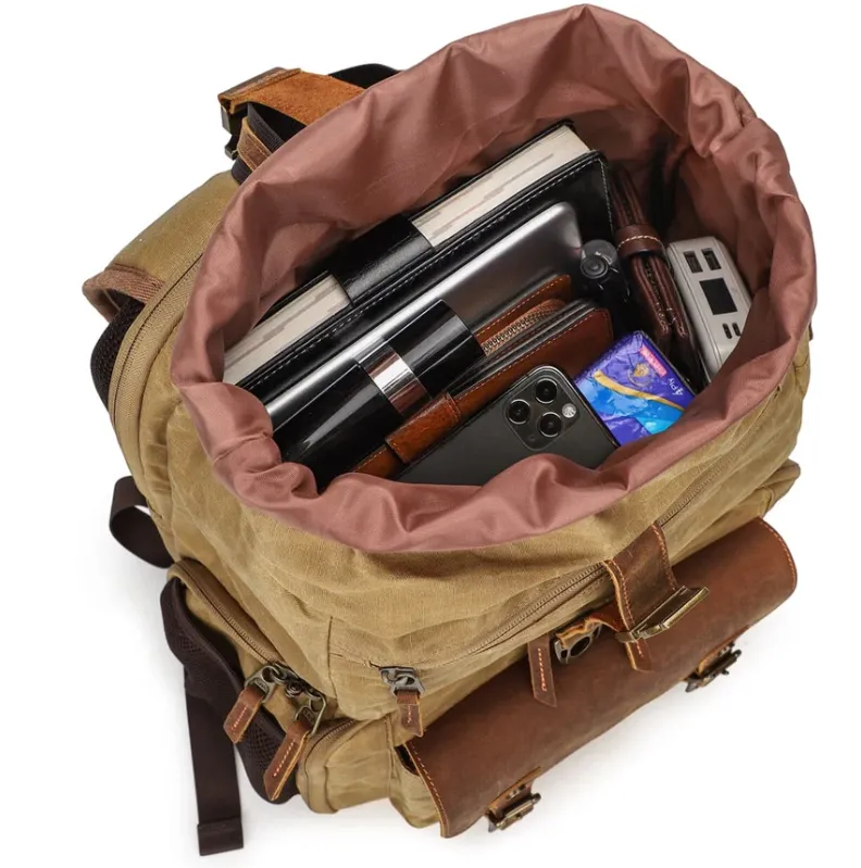 Vintage Style Camera Backpack  | Grand Teton