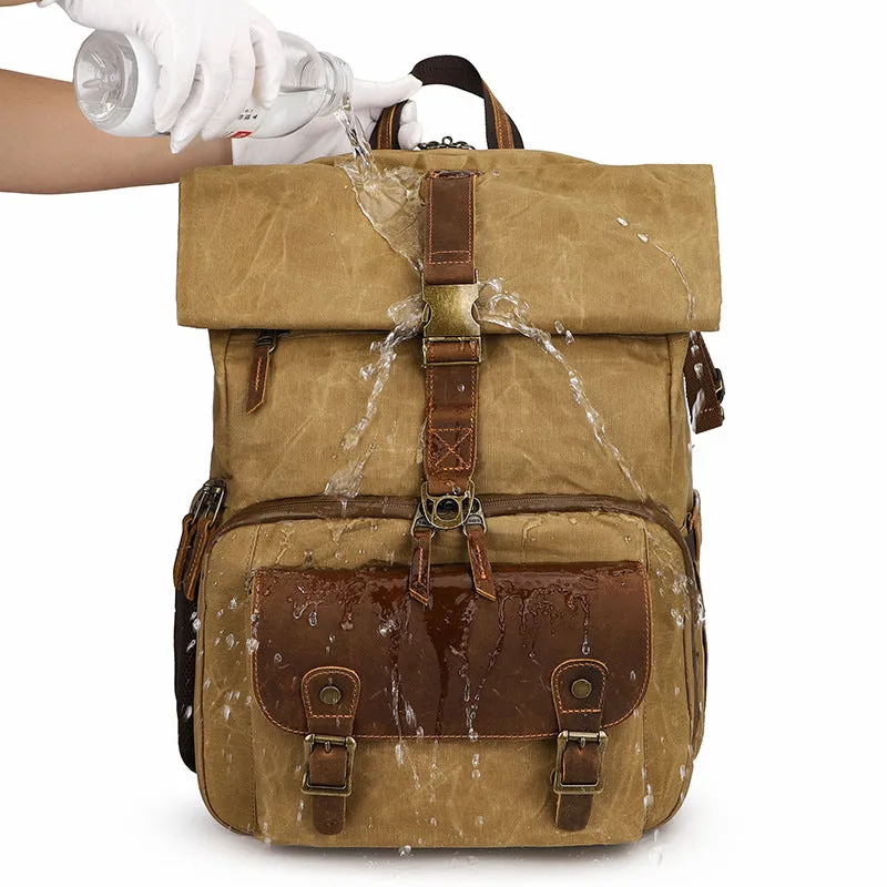 Vintage Style Camera Backpack  | Grand Teton