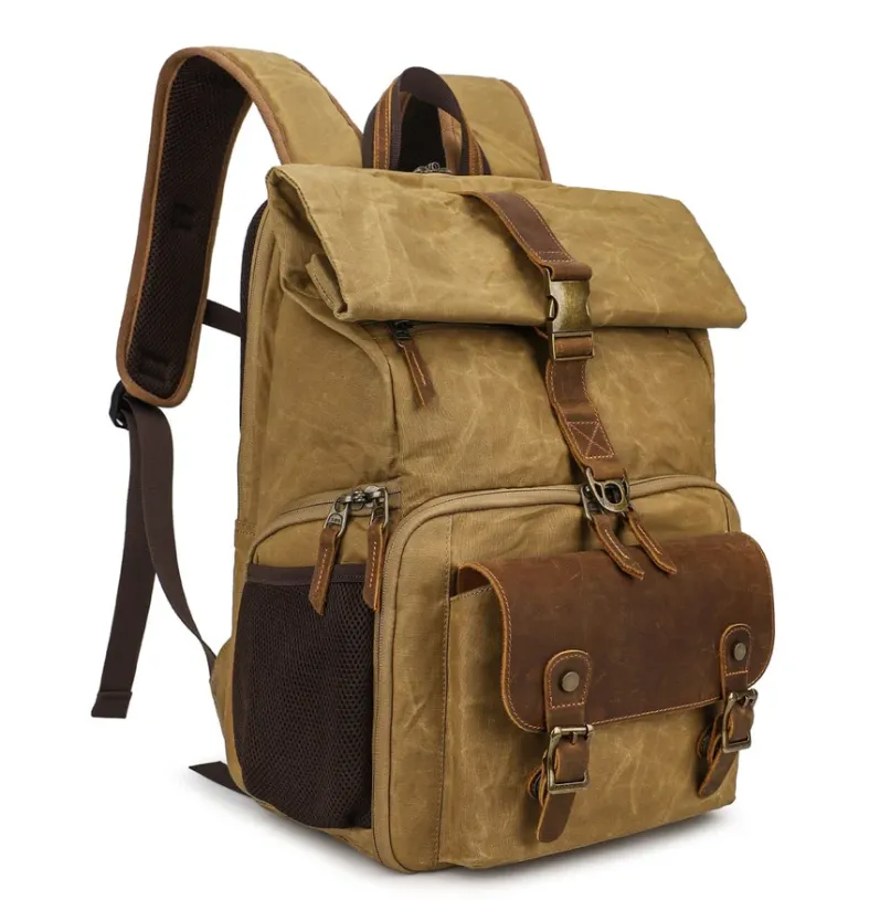 Vintage Style Camera Backpack  | Grand Teton