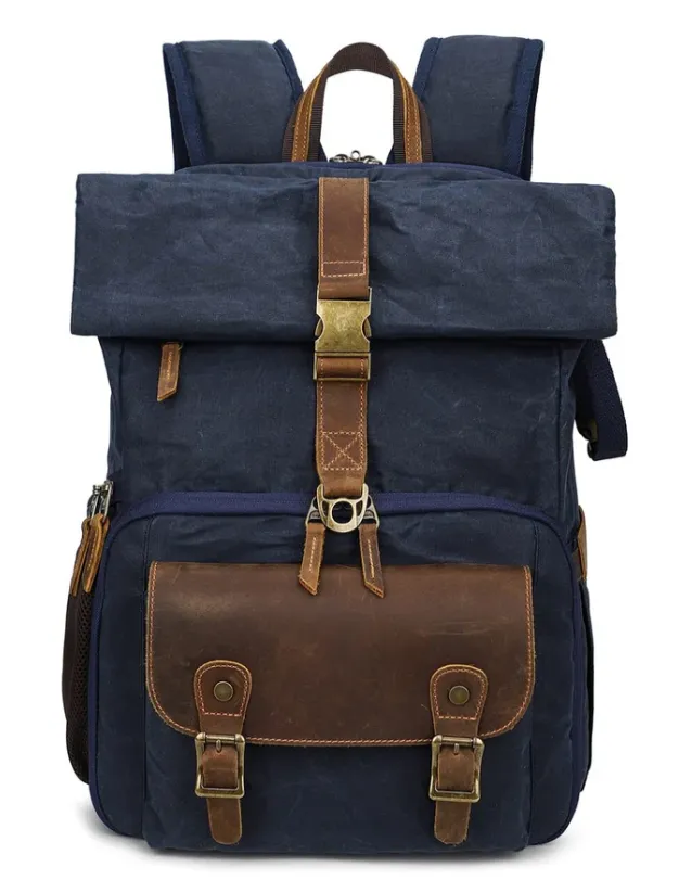 Vintage Style Camera Backpack  | Grand Teton