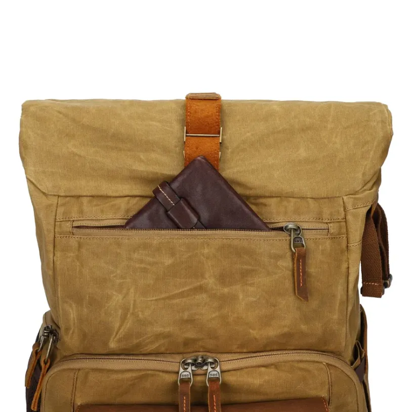 Vintage Style Camera Backpack  | Grand Teton