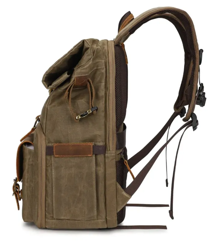 Vintage Style Camera Backpack  | Grand Teton
